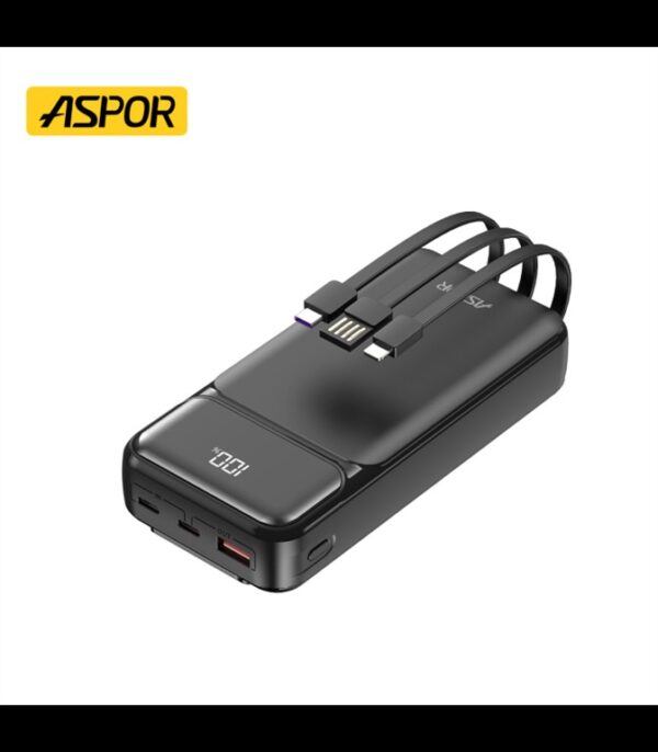 Power Bank Aspor 20000mAh Blanc
