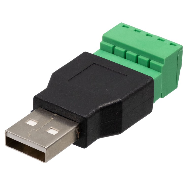 Connector USB A Mascle amb Terminals
