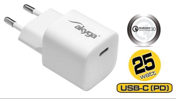 Carregador Ràpid USB Tipus C 5V 25W