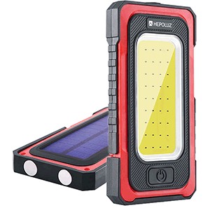 Llanterna Led Solar + Power Bank