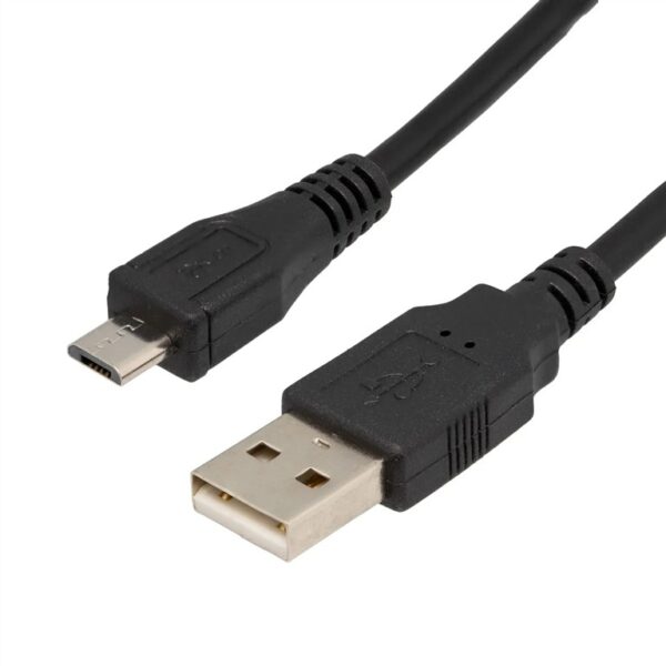 Connexió USB A Mascle a Micro USB Mascle 1m